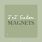 2"x2" Custom Photo Magnets